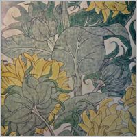 Photo by Voysey Society on picuki.com, ‘Cestrefeld’ wallpaper design of 1895 for Essex and Co.jpg